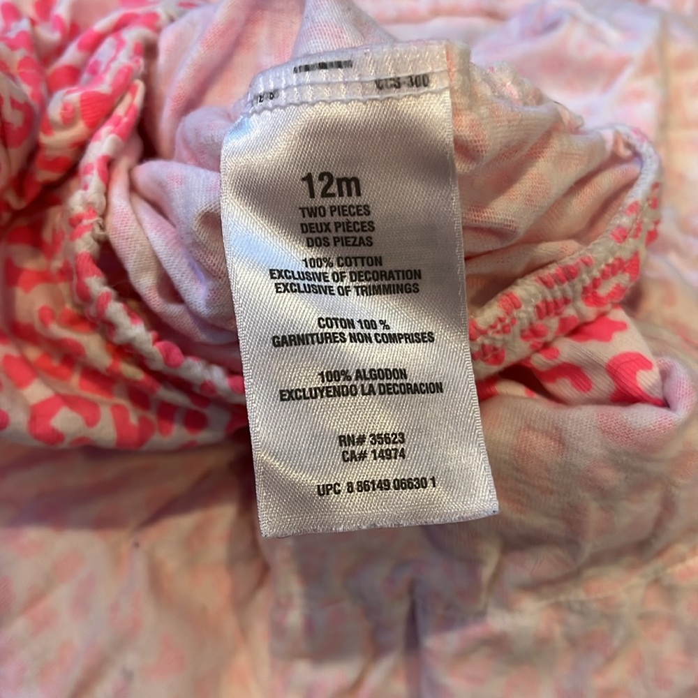 Carter's Pink Leopard Ruffle Dress - Picture 9 of 9